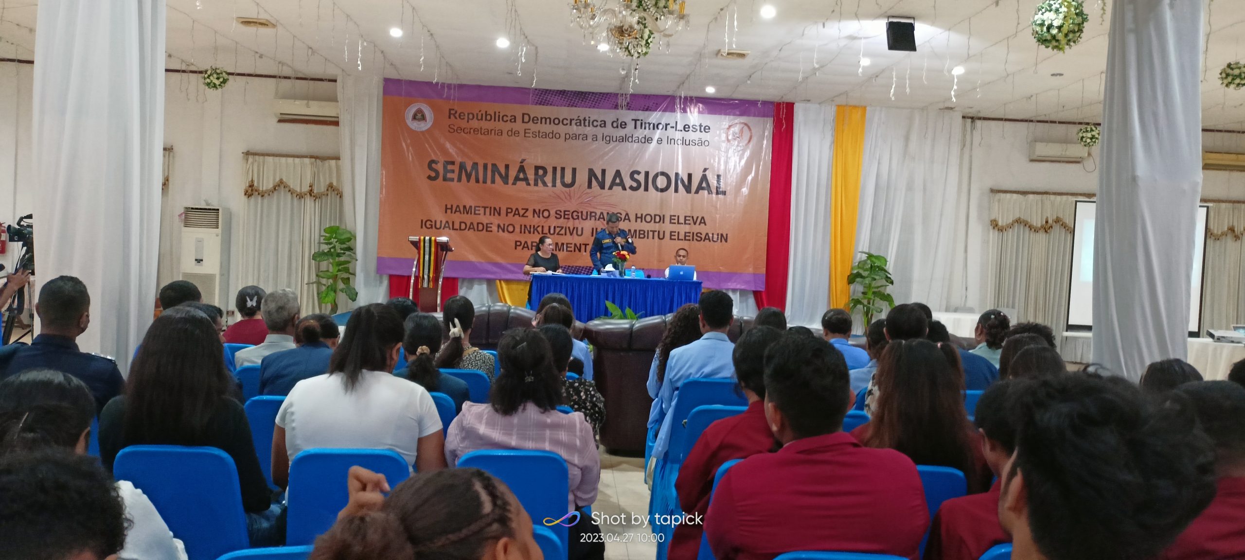 Ambitu ELPAR 2023,  SEII Realiza Seminariu Nasional Hametin Seguransa  Ba Igualdade & Inkluzaun