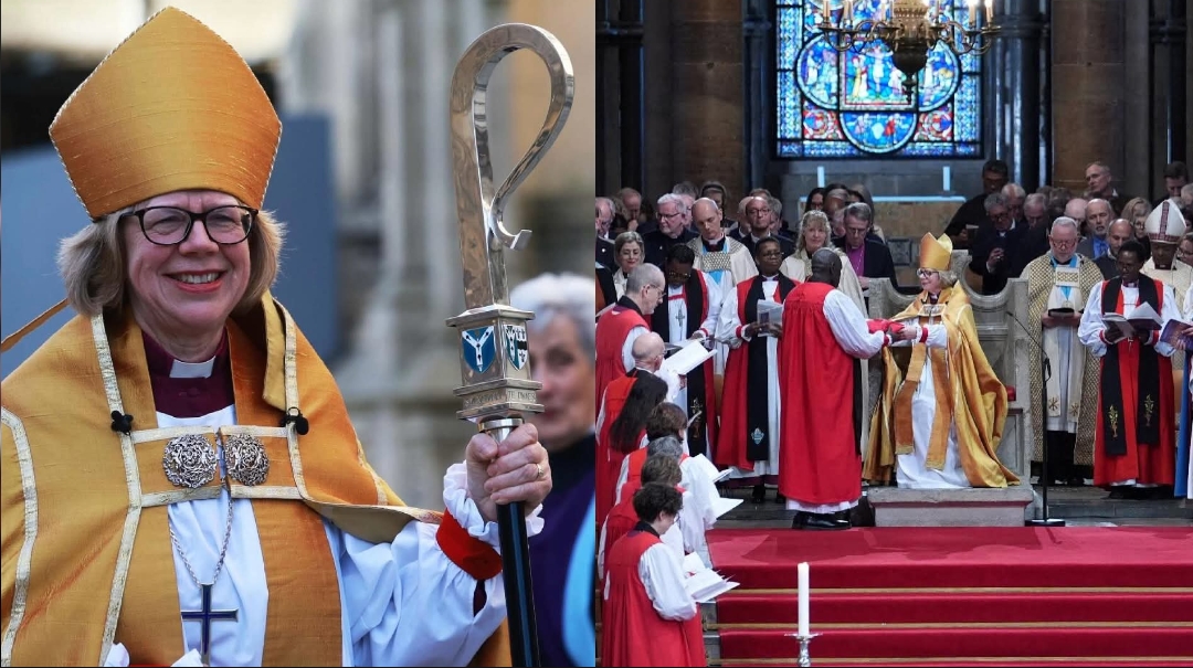 Papa Leão XIV Felicita Sarah Mullally pela Posse como Nova Arcebispa de Cantuária