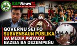 Governu Sei Fo Subvensaun Públika Ba Mídia Sira